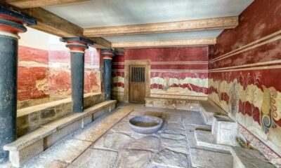 Largest Bronze Age archaeological site on Crete island – Knossos palace, Greece